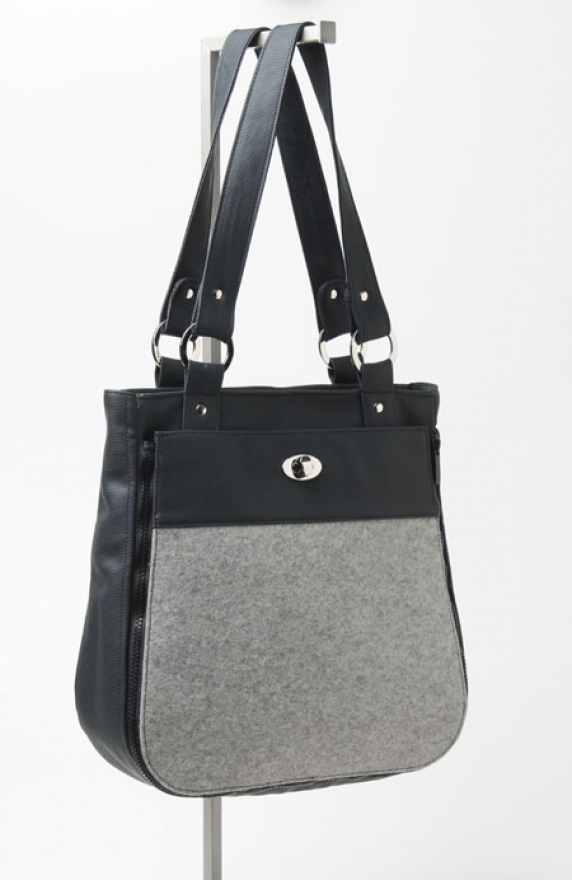 Tote with Felt Pocket