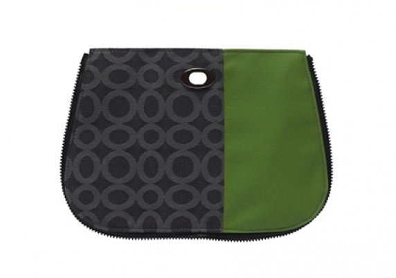 Handbag Pocket - Multi-Stripe Peapod