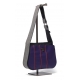 Multi-Stripe Purple Squash Shown on Handbag